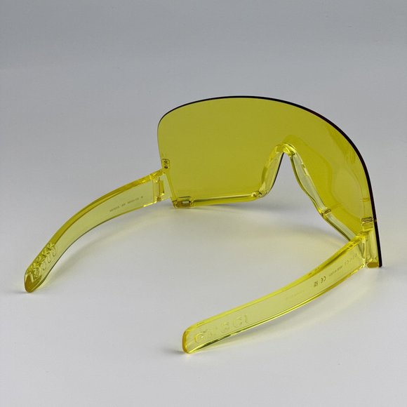 Gucci GG1631S 009 BRAND NEW Sunglasses Yellow Shield Unisex GG 1631S - Picture 12 of 13